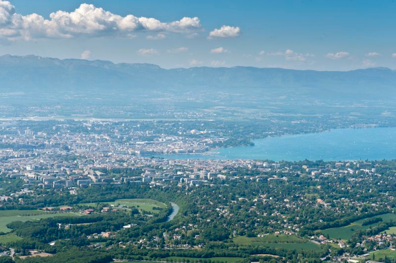 Marquage topographique de la campagne de prospection du sous-sol du bassin genevois