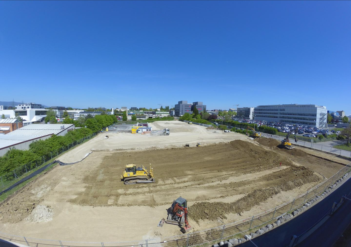 1. La plateforme de chantier