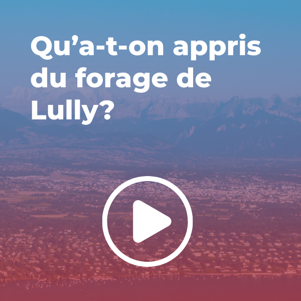Les résultats<br>du forage de Lully